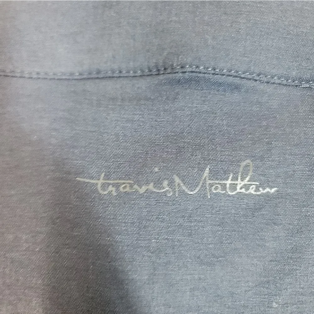 Travis Mathew Surfside Full Zip Jacket XL Vintage Indigo Stretch Golf TM1MU42